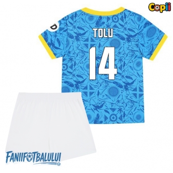 Wolves Tolu Arokodare #14 Echipament de Fotbal Replică 2025-26 Copii Treilea (+ Șorturi)
